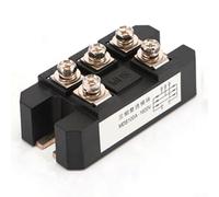 Pont redresseur, pièce MDS 20 A-1200 A 1600 V avec plaque de base en cuivre triphasée noire pour équipements industriels instruments