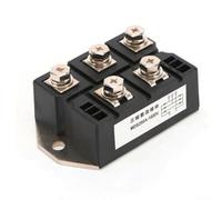 Pont redresseur, pièce MDS 20 A-1200 A 1600 V avec plaque de base en cuivre triphasée noire pour équipements industriels instruments