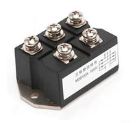 Pont redresseur, pièce MDS 20 A-1200 A 1600 V avec plaque de base en cuivre triphasée noire pour équipements industriels instruments