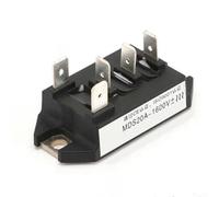 Pont redresseur, pièce MDS 20 A-1200 A 1600 V avec plaque de base en cuivre triphasée noire pour équipements industriels (MDS20A)