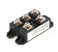 Pont redresseur, pièce MDS 20 A-1200 A 1600 V avec plaque de base en cuivre triphasée noire pour équipements industriels instruments
