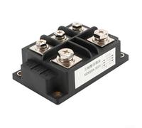 Pont redresseur, pièce MDS 20 A-1200 A 1600 V avec plaque de base triphasée en cuivre noir pour équipements industriels (MDS300A)