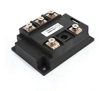 Pont redresseur, pièce MDS 20 A-1200 A 1600 V avec plaque de base triphasée en cuivre noir pour équipements industriels (MDS800A)