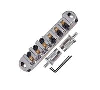 Pont Réglable Et Cordier De Guitare Électrique À Roulement À Billes Chevalet De Guitare(Silver)