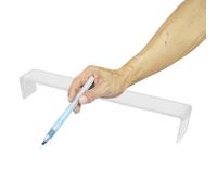Pont repose-mains inclinés - Cadre transparent durable, support de bras | d'artiste, aide à la peinture portable, design ergonomique avec hauteur réglable | Accessoire de studio pour peintres, étudia