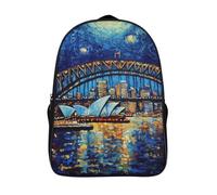 pont sac pour ordinateur portable 2 compartiment élégant 3d école sacs elèves de lécole style van gogh sacs à dos imprimés en 3d-16,garçons filles pour l'école les voyages les affaires