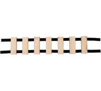 Pont suspendu pour chats Mur d'escalade Meuble pour chats mural 7 marches bois pin 9957