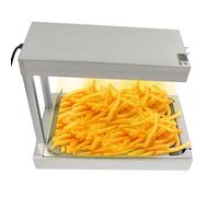 Pont thermique 750 W Chauffe-plats 56 x 33 x 46,5 cm Bac à frites Commande One Touch Appareil de maintien au chaud électrique avec pelle Max. 80 ℃ Cafétéria, snack-bar, etc