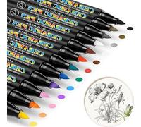 Pontedinvoy feutre porcelaine，1.0-3.0mm 12 couleurs. Convient pour les motifs de dessin et les créations design en porcelaine.