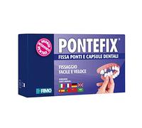Pontefix Ciment Dentaire, pour Resceller Couronnes ou Bridges- Fixe les Bridges, les Capsules Dentaires et les Dents Pivotantes