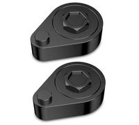 pontet de Guidon Adaptateur Fixation pour Rehausse De Guidon Moto Fourche 43 Mm, pour VFR800 VTEC 2002 Moto Riser Rehausseurs(Noir)