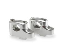 Pontet de guidon Puig Pullback Argent Hauteur 25mm diamètre 22mm br Back 16mm