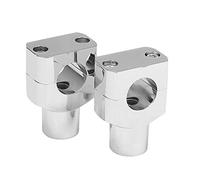 Pontet Guidon Moto Universal Chrome Chrome 22mm Cafe Racerbar Riserbar Riserbar Collier Pontet Guidon 22mm