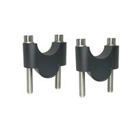 Pontet Guidon Pince de poignée universelle for guidon moto, 28mm, 1 1/8 ", 22mm, 7/8"(22mm Black)
