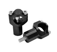 Pontet Guidon Support de pince barre montage guidon CNC moto 55mm(Black)