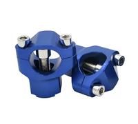 Pontet Guidon Support de pince barre montage guidon moto CNC(Blue Original)