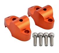 Pontet Guidon Support de rehausse de guidon 30MM vers le haut(Orange)