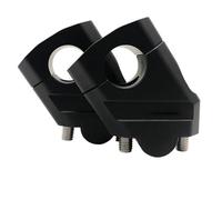 Pontet Rehausse Élévateur De Guidon De Moto, pour BMW, 22mm 28mm, Pince De Rehaussement pour Motocross, Pit Bike Moto Rehausseurs Guidon (Color : 22mm Black)