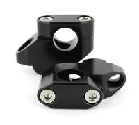 Pontet Rehausse pour Kawasaki pour Z800 ZRX1200R Z125 Z250 Z300 22mm 7/8 "Risers De Guidon De Moto Arrière Déplacé vers Le Haut De La Barre De Poignée Moto Rehausseurs Guidon (Color : Black)