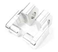 Pontet Rehausse pour Triumph pour Trophée 900 pour Vitesse pour Triple 750 900 22mm Élévateurs De Guidon De Moto Rotatifs Moto Rehausseurs Guidon (Color : Silver)