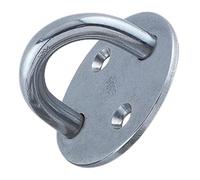 Pontet sur platine ronde, 8mm, 32mm, AISI304