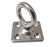 Pontet Tourne 360° sur Platine 34x30mm INOX A2