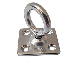 Pontet Tourne 360° sur Platine 34x30mm INOX A2