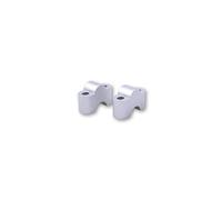 Pontets De Guidon Lsl Ø22,2mm +25mm Argent