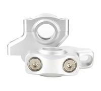 Pontets De Guidon Compatible Avec Pour TDM 850 1991-2000 Pour TDM 900 2002-2011 22 Mm 7/8" Support De Guidon De Moto Décalé Risers Extension Déplacée CNC(Matte Silver)