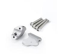 Pontets Guidon Moto Compatible Avec Ducati Pour Multistrada V4 Pour Rally V4 S 2021 Support Pince Levage Tige De Guidon De Moto, Hauteur Réglable Augmente 39 Mm(Silver)