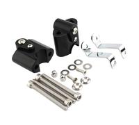 Pontets Guidon Moto Compatible Avec Pour R18 R18Classic 2020-2021 Kit D'adaptateur Montage D'extension Support Guidon De Moto Clip De Guidon De Remplacement(Black)