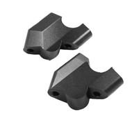 Pontets Guidon Moto Pour Desert X Pour DesertX Pour Desert-X 2022 2023- Collier Serrage Rehausseur Guidon Adaptateur De Déplacement Vers Arrière(Black)