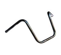 Pontets Guidon Moto pour FLST pour FXST pour Sportster XL 8" 10" 12" 14" Guidon Rise Ape Hanger 1" Rehausseur Guidon(Gloss Black 10inch)