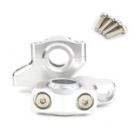 Pontets Guidon Pour ER-5 1997 1998 1999 2000 2001 2002 2003 2004 2005 2006 22 Mm Moto 7/8 Décalage Guidon Risers Arrière Déplacé Relevé Extension Accessoire(Gloss Silver)