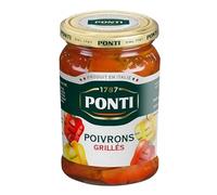 PONTI - Poivrons Grillés 280G - Quatre Articles