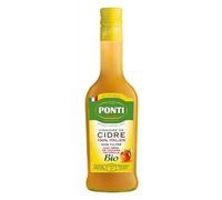 PONTI - Ponti Vinaigre De Cidre Bio Non Filtré Avec Mère Du Vinaigre 500Ml - Lot De 3