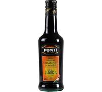 PONTI - Vinaigre Balsamique De Modène Bio, Saveur Intense Et Équilibrée, 500 Ml - Lot De 3