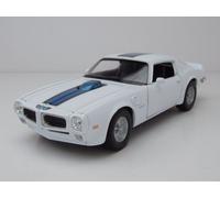 Pontiac Firebird Trans Am 1972 Blanc Modèle Réduit 1:24 Welly