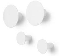 PONTO - set de 4 patères blanches - Couleurs - blanc