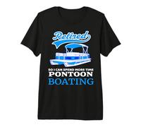 Ponton Bateau de Ponton Amusant Mon Plan de Retraite T-Shirt Haut de Gamme