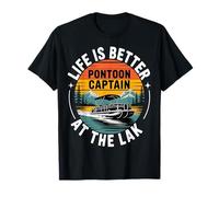 Ponton Captain Life Is Better At The Lake T-Shirt