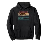 Ponton Captain Noun Like A Regular Captain Sweat à Capuche