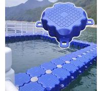 Ponton flottant modulaire robuste pour parcs aquatiques, plateformes d'observation et pêche en eau salée avec texture antidérapante