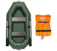 Pontons avec plancher roulant et tableau arrière pour le moteur Kolibri K-240T+ Gilet de sauvetage Olimp Standard 100N - Ensemble L