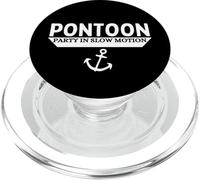 Pontoon Party in Slow Motion Funny Pontoon PopSockets PopGrip pour MagSafe