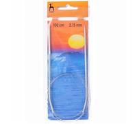 Pony Aiguilles à tricoter circulaires 100 cm de long, 5,0 mm