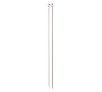 PONY Classic Aiguilles à tricoter en aluminium 40 cm 5 mm - 1 pièce