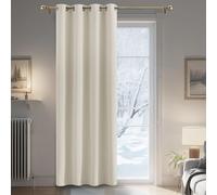 PONY DANCE Blackout Curtains with Eyelet, 1 Panel W140 x L220 cm(W55 x L87 inch), Sage Green