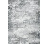 PONY DANCE Tapis Interieur Créateur Design Moderne avec Elégance, Decoration pour Maison d'entrée Salon Chambre Enfant/Adulte Dressing, Dessous antidérapant, 120x160cm, Brouillard