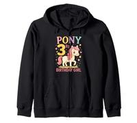 Pony Magic Troisième Anniversaire Fille Sweat à Capuche
